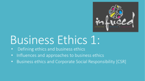 What are Ethics?