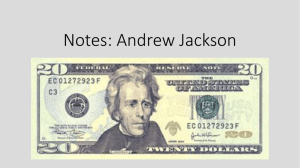 Notes: Andrew Jackson