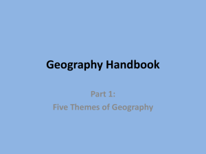 Geography Handbook