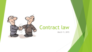 Contract law