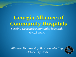 ppt - Georgia Alliance of Community Hospitals