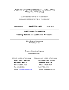 E960022-v16 UHV cleaning and qualification procedures