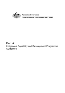 Indigenous Capability and Development