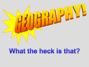 Geography Defined