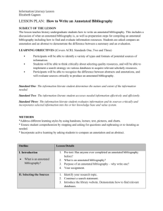 Annotated Bibliography Lesson Plan (.DOC)