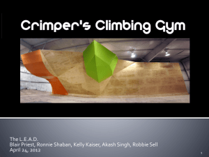Crimper's Climbing Gym Advertising Campaign