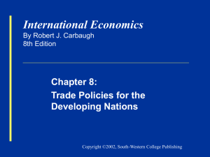 Carbaugh Intl Econ 8e Chapter 8