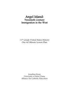 Angel Island Appendix