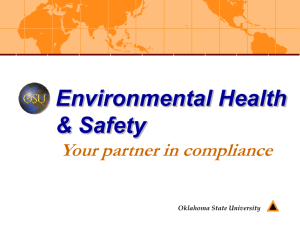 Oklahoma State University - Environmental Health & Safety