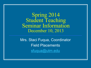 S.T. Information Meeting, December 10, 2013