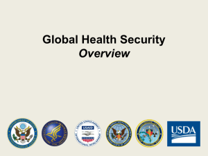 Presentation: Global Health Security Overview