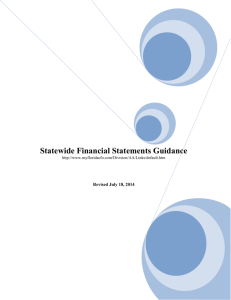 Statewide Financial Statements Guidance