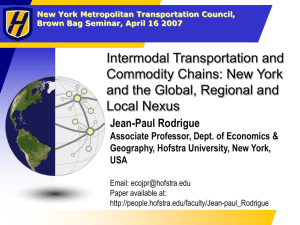 Intermodal Transportation and Integrated Transport Systems
