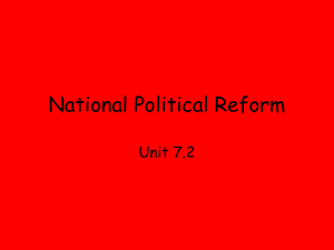 National Political Reform