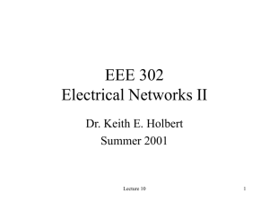 EEE 302 Lecture 10