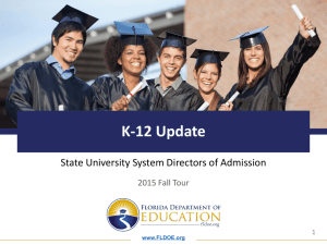 FDOE K12 - State University System of Florida