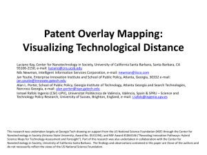 Patent Overlay Mapping: Visualizing