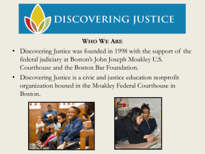 Discovering Justice PowerPoint Presentation