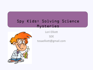 Spy Kids: Solving Science Mysteries