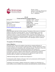 COURSE SCHEDULE (Tentative) - Stevens Institute of Technology