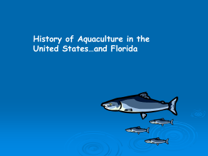 Lecture 2: US Aquaculture History