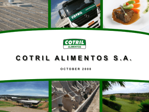 Cotril Alimentos - Latin American Private Equity and Venture Capital