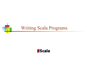 Basic Scala
