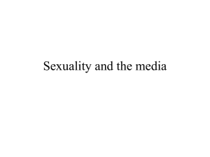 Sexuality and the media