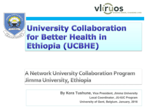 (JU) in Ethiopia - VLIR-UOS