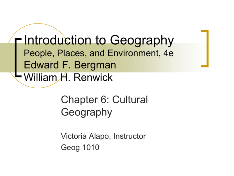 how to write a introduction geography