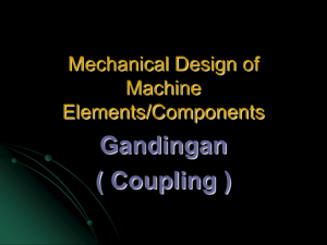 Mechanical Design of Machine Elements