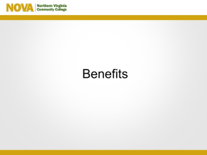 New Faculty Benefits Presentation