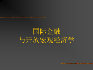 国际金融与开放宏观经济学