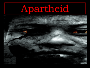 Apartheid PPT