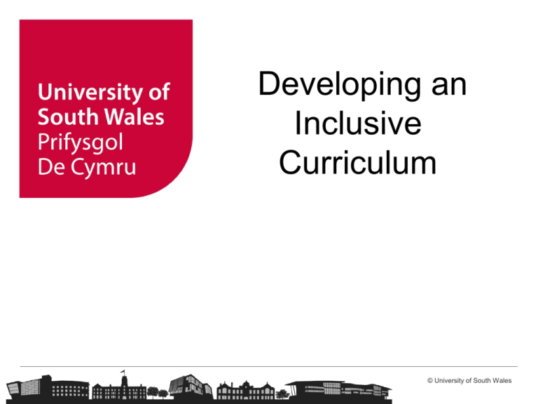 Developing Inclusive Curriculum