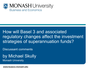 The problem for superannuation funds to participate in term loan