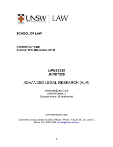ALR_outline_2014_sum.. - Australasian Legal Information Institute