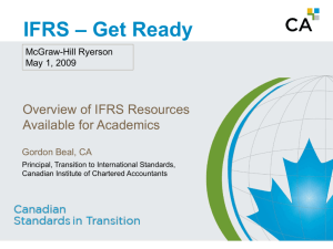 IFRS – Get Ready - McGraw-Hill