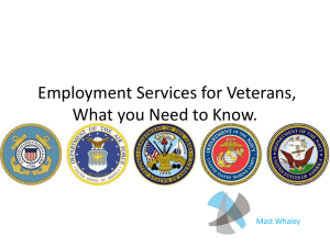 Veterans with Services-Connected Disabilities