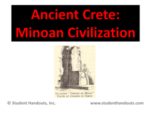 Ancient Crete: Minoan Civilization PowerPoint Presentation in PPTX