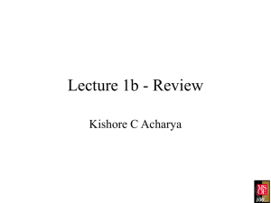 Lecture 1B review (PowerPoint)