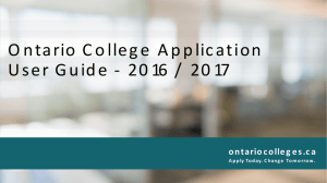 college applicant-tutorial revised 2015