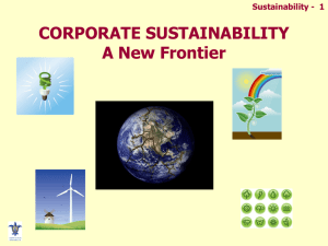 Sustainability