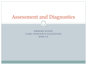 Assessment and Diagnostics
