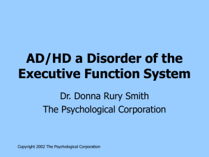 Executive Function System