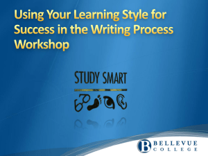 Using Your Learning Style for Success in the