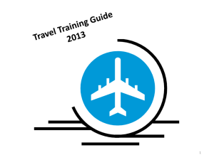 Travel Training Guide - University of Alaska Fairbanks