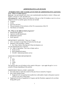 Admin Law – Petherbridge (2011)