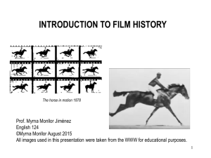 IntroFilmHisjan2016rev - English 124: Film and/as Literature