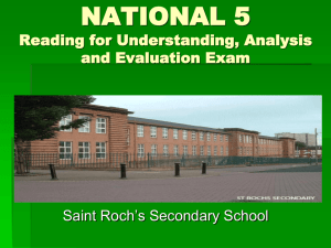 Answer - Saint Roch's Secondary School